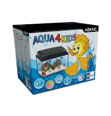 Аквариум AQUA4KIDS 40 / 25 л, прямой, черный