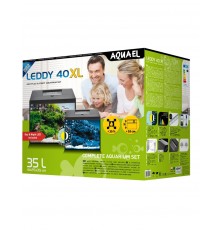 Аквариум LEDDY XL Day&Night 40 / 35л черный прямой