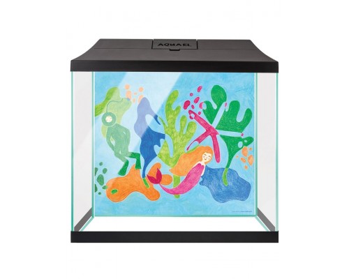 Аквариум LEDDY MINI 35 черный / 19л прямой