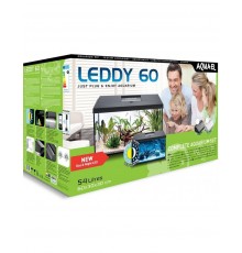 Аквариум LEDDY SET DAY&NIGHT 60 / 54 л, прямой, белый