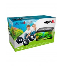 Аквариум AQUA4START 60 / 54 л, прямой, черный