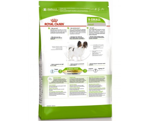 X-Small Adult для собак миниатюрных размеров (весом до 4 кг) в возрасте c 10 месяцев до 8 лет