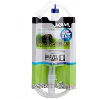 Грунтоочиститель для аквариума GRAVEL & GLASS CLEANER XL со скребком, механический