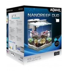 Аквариум NANO REEF DUO LED / 49 л, куб, белый