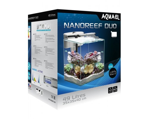 Аквариум NANO REEF DUO LED / 49 л, куб, белый