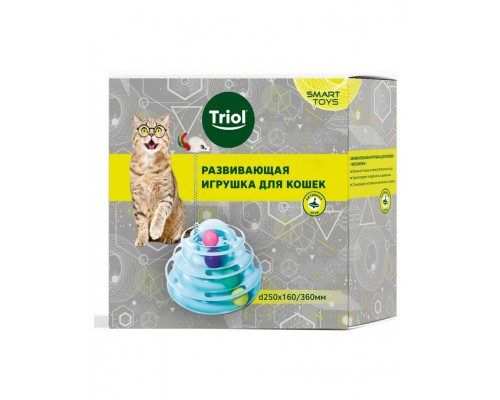 Развивающая игрушка SMART TOYS для кошек "Пирамида"