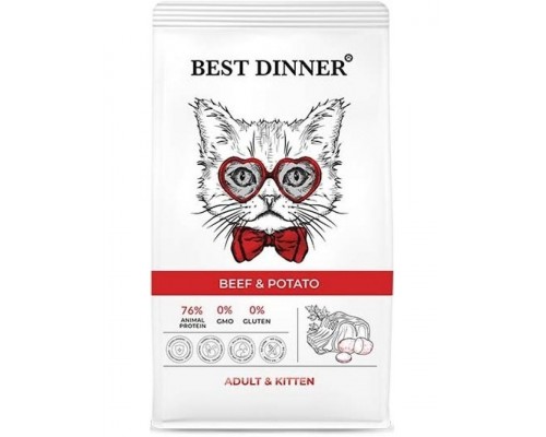 Adult & Kitten Beef & Potato для кошек и котят с говядиной и картофелем