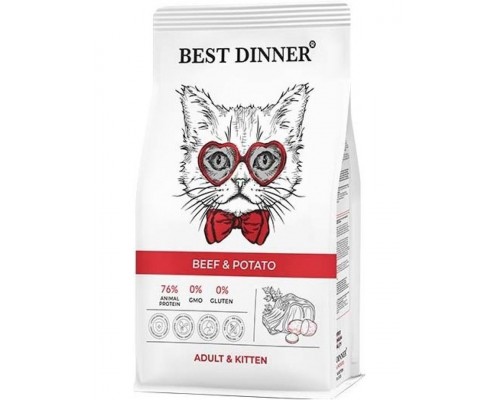 Adult & Kitten Beef & Potato для кошек и котят с говядиной и картофелем