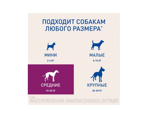 Фронтлайн НексгарД (L) - жевательная таблетка от клещей и блох для собак весом 10,1-25 кг