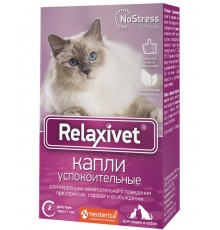 Relaxivet  капли успокоительные для взрослых кошек и собак