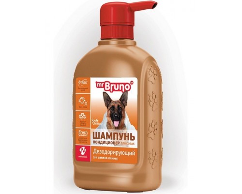 Шампунь-кондиционер дезодорирующий для собак от запаха псины