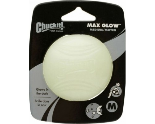 MAX GLOW BALL SMALL Игрушка для собак Мяч светящийся, резина, маленькая