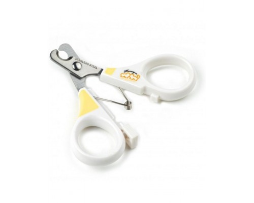 Загнутый мини-когтерез с пружиной для маникюра. Для собак