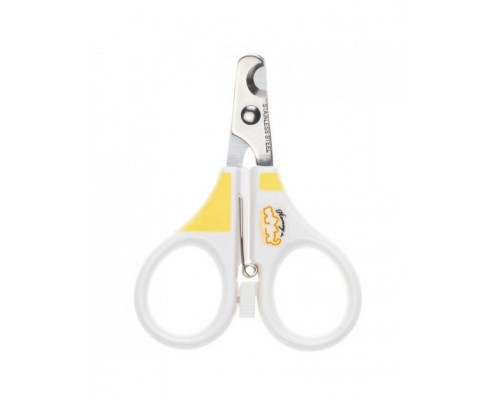 Загнутый мини-когтерез с пружиной для маникюра. Для собак