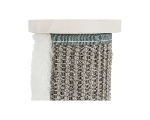 Настенная когтеточка "Ступенька" (белый/серый)