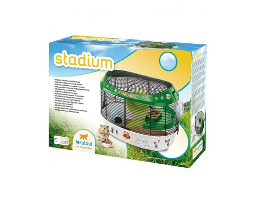 STADIUM клетка для хомяков с наклейками и аксессуарами