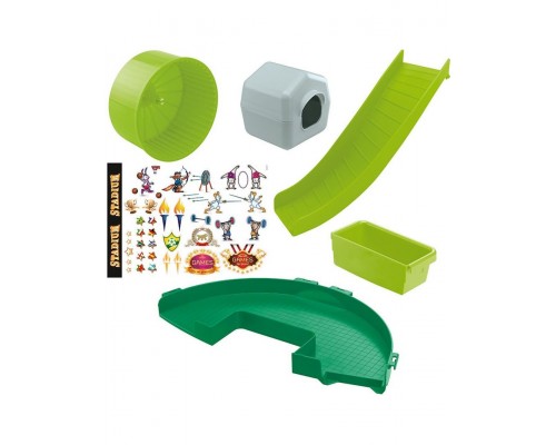 STADIUM клетка для хомяков с наклейками и аксессуарами