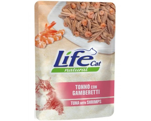 Тунец с креветками в желе Life Cat