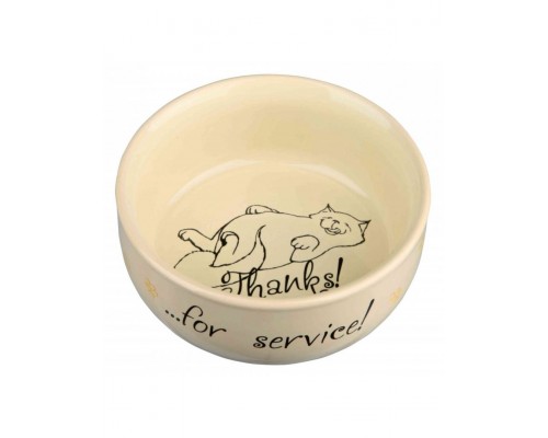 Миска керамическая для кошки Thanks for Service