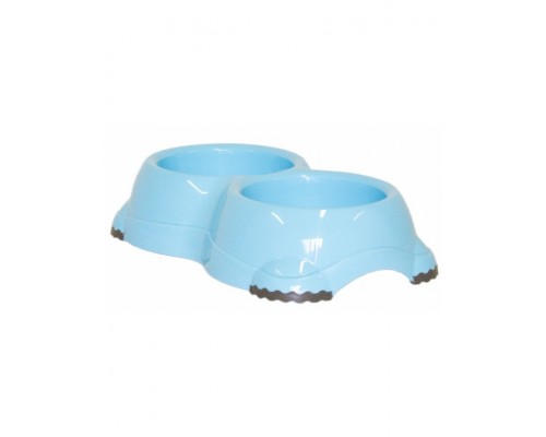 Двойная смарти миска нескользящая 2х330мл