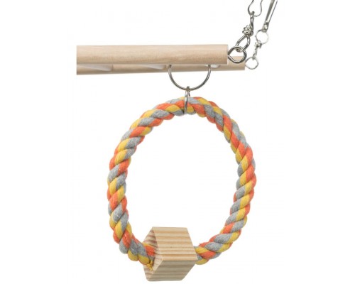 Мостик подвесной деревянный