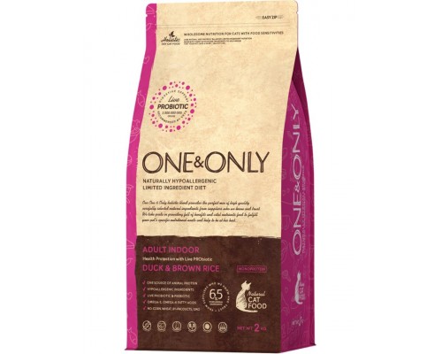 Duck & Brown Rice Indoor утка с бурым рисом для кошек от 1 года с нормальной активностью