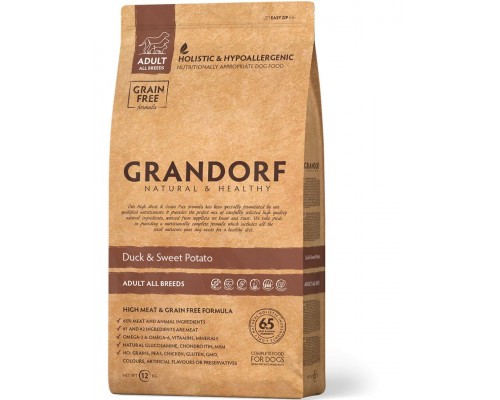 Duck & Sweet Potato All Breeds утка с бататом для собак всех пород от 1 года