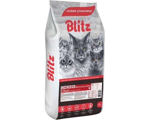 Classic Chicken Adult Cats All Breeds с курицей для взрослых кошек всех пород