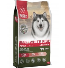 Holistic Beef & White Fish Adult Dog All Breeds (Grain Free) беззерновой корм для взрослых собак всех пород с говядиной и белой рыбой