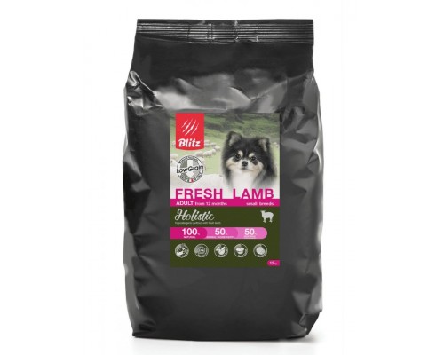 Holistic Fresh Lamb Adult Dog Small Breeds (Low Grain) низкозерновой корм для взрослых собак мелких пород со свежим ягненком