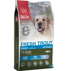 Holistic Fresh Trout Adult Dog All Breeds (Low Grain) низкозерновой корм для взрослых собак всех пород со свежей форелью