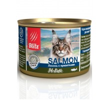 Holistic Salmon & Shrimps Adult Cats All Breeds «Лосось с креветками» нежное суфле для кошек всех пород