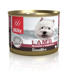 Sensitive Dog Lamb & Turkey (Pate) «Ягнёнок с индейкой» для собак всех пород и возрастов, паштет (консервы)