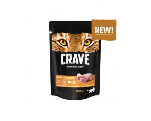 CRAVE™ для взрослых кошек с индейкой