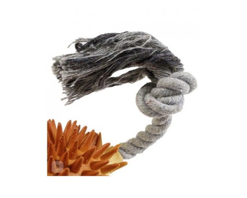 Еж с канатным хвостом игрушка для собак