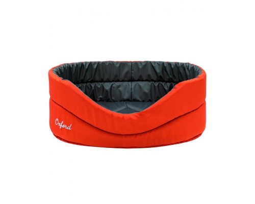 Лежанка Oxford двухсторонняя красный/серый