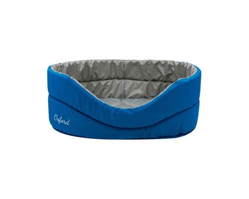 Лежанка Oxford двухсторонняя синий/серый