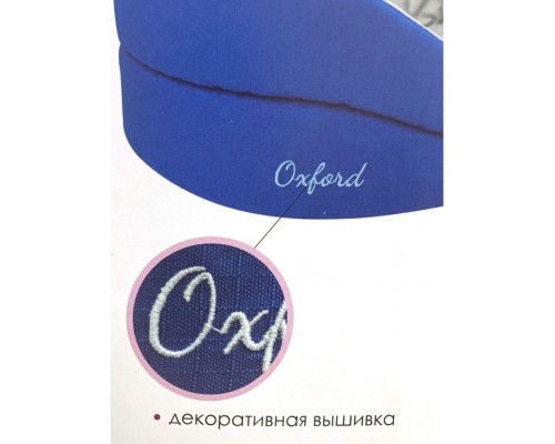 Лежанка Oxford двухсторонняя синий/серый