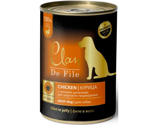 Clan De File Курица в желе с экстрактом Юкки и пивными дрожжами