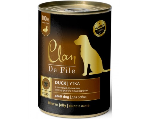 Clan De File Утка в желе с экстрактом Юкки и пивными дрожжами