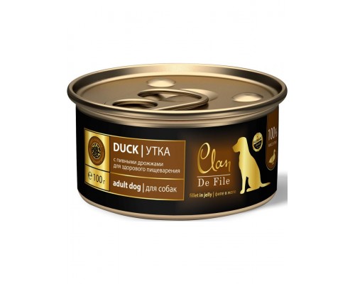 Clan De File Утка в желе с экстрактом Юкки и пивными дрожжами