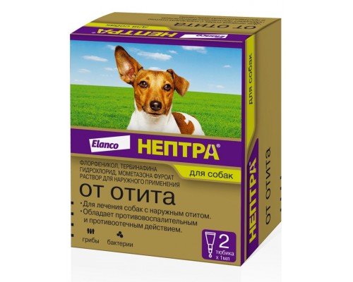 Нептра ® капли ушные для собак