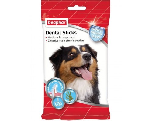 Лакомство для собак Dental Sticks для крупных пород, морские водоросли