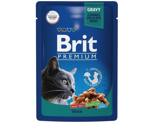 Пауч для взрослых кошек утка в соусе