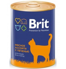 Brit Premium Мясное ассорти с печенью