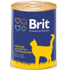 Brit Premium Мясное ассорти с потрошками