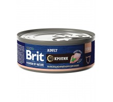 Brit Premium by Nature консервы с мясом кролика для кошек