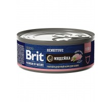 Brit Premium by Nature консервы с мясом индейки для кошек с чувствительным пищеварением