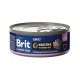 Brit Premium by Nature консервы с мясом индейки и семенами чиа для кошек