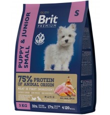 Brit Premium Dog Puppy and Junior Small с курицей для щенков мелких пород